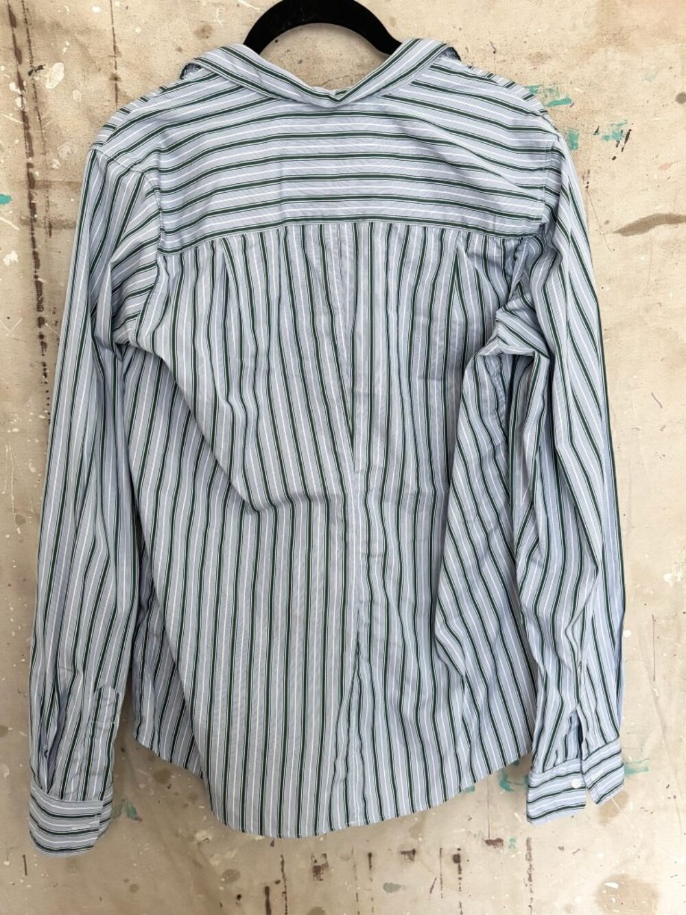 Frank & Eileen Light Blue and White Vertical Stripe Button-Down Shirt - Picture 4 of 5